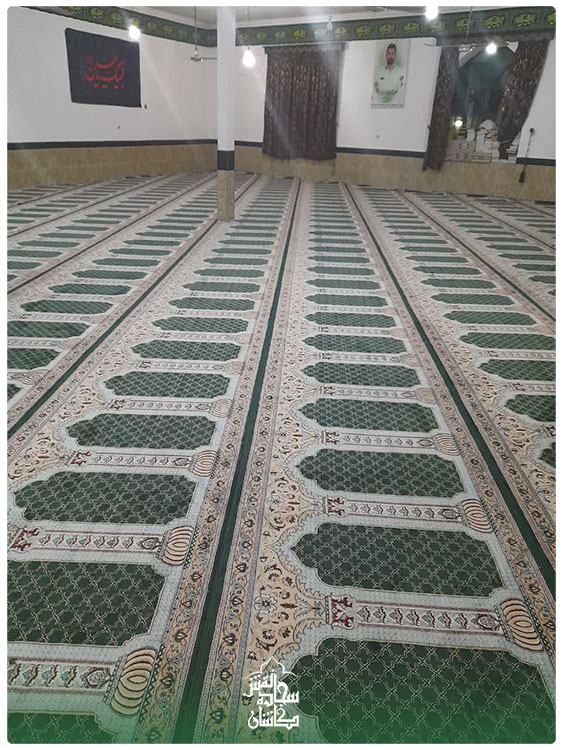 فرش سجاده ای محرابی مسجد موسی ابن جعفر